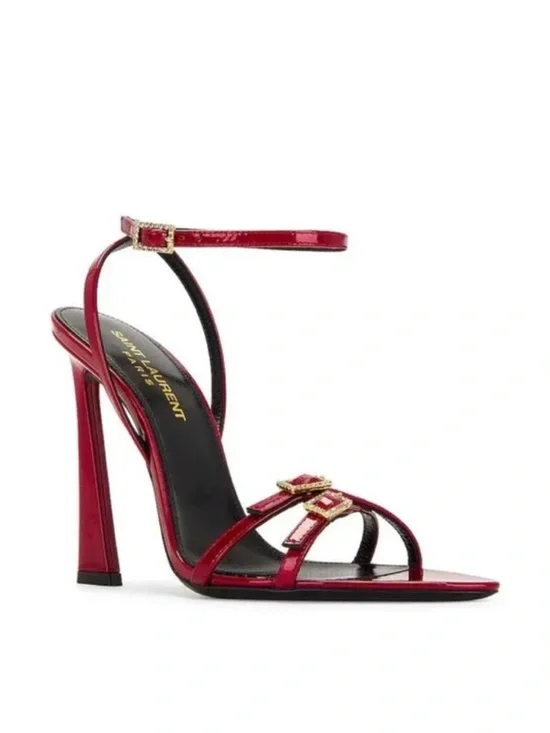 Saint Laurent 110mm Nuit sandals in Tibet Ted - Picture 15 of 17